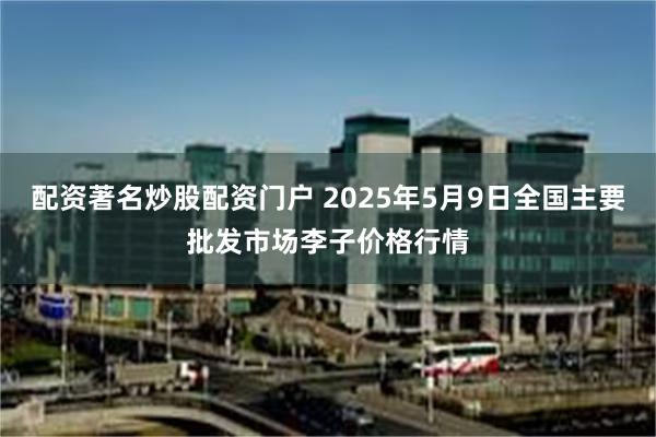 配资著名炒股配资门户 2025年5月9日全国主要批发市场李子价格行情