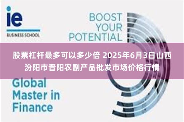 股票杠杆最多可以多少倍 2025年6月3日山西汾阳市晋阳农副产品批发市场价格行情
