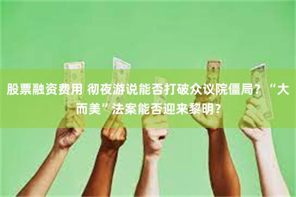 股票融资费用 彻夜游说能否打破众议院僵局？“大而美”法案能否迎来黎明？
